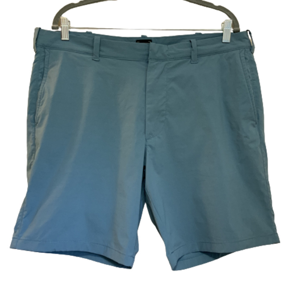 J. Crew Stretch Re-Imagined Chino Shorts Classic Fit Casual Zip-Fly Blue 36x9 - Picture 3 of 8